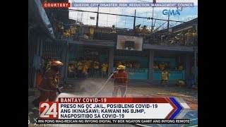 24 Oras Preso ng QC Jail posibleng COVID19 ang ikinasawi kawani ng BJMP nagpositibo sa COVID19 [upl. by Spragens]