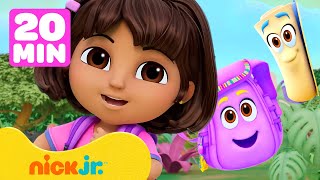 Dora  ¡Los mejores momentos de Mochila y Mapa en Dora  Nick Jr en Español [upl. by Tower115]