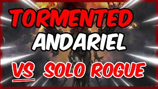 DIABLO 4 Tormented Andariel Rogue Solo Kill Heartseeker [upl. by Rehtaeh]