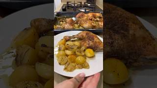 POLLO AL HORNO CON PATATAS 🍗 RECETA DE LA ABUELA youtubeshorts shorts polloasado pollo [upl. by Neil319]