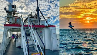 Hatteras to Ocracoke Ferry at Sunset  Outer Banks NC [upl. by Curson]