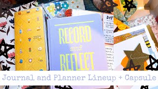 September Journal and Planner Lineup and Monthly Capsule [upl. by Cavil494]