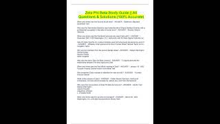 Zeta Phi Beta Study Guide [upl. by Arrik443]