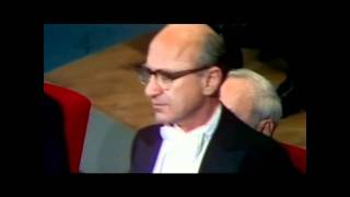 Milton Friedman interrupted by leftwing activist at the Nobel prize ceremony [upl. by Yordan]