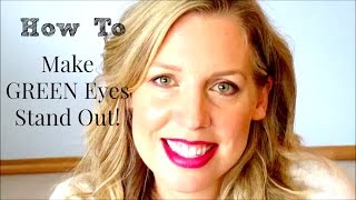 Tutorial for Mature Eyes  How to Make Green Eyes Pop [upl. by Llevert]