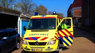 Licht en geluidsshowtje ambulance VZA International [upl. by Mcspadden37]