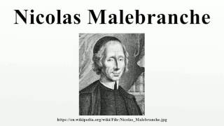 Nicolas Malebranche [upl. by Huskey123]