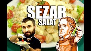 SEZAR SALATI HAZIRLANMASI  Özüm İlk dəfədi edirəm😎 [upl. by Franek492]