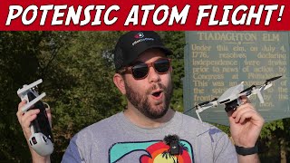 POTENSIC ATOM REVIEW  Part 1 Flight Characteristics amp Intelligent Flight Modes [upl. by Elimaj623]