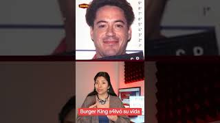 Robert Downey Jr agradeció en IronMan a Burger King por salv4r su vida RobertDowneyJr BurgerKing [upl. by Aurea]