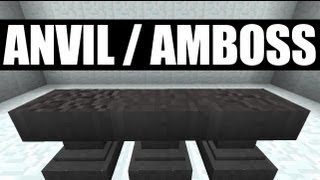 MinecraftTutorial Wie funktioniert ein Amboss Anvil DE HD [upl. by Ysdnyl818]