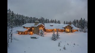 Quintessential Log Home in Big Sky Montana  Sothebys International Realty [upl. by Ready]