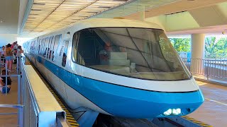 Monorail from EPCOT to Magic Kingdom 2023 Full Ride  Walt Disney World [upl. by Raclima]