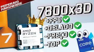 RYZEN 7 7800x3D SEGUE SENDO O REI DOS JOGOS  vs 5800x3D 14600K 14700K 14900K 7950x [upl. by Atsok148]