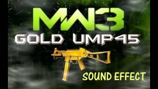 Mw3 modern warfare 3 Gold UMP45 sound effect [upl. by Rachaba]