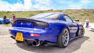 Mazda RX7 Bridgeport 13B Single Turbo 2Rotor Lovely BrapBrap Sound [upl. by Brown814]