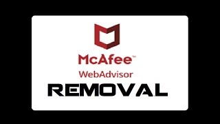 How to Uninstall McAfee WebAdvisor Software [upl. by Eintirb122]