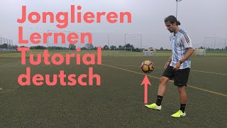 Fußball Jonglieren Lernen für KinderAnfänger Tutorial  Neymar Ronaldo [upl. by Corina]