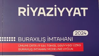 📌Riyaziyyat DİM 9cu sinif Buraxılış imtahanı 20 variant Sınaq 1in izahı [upl. by Lua864]