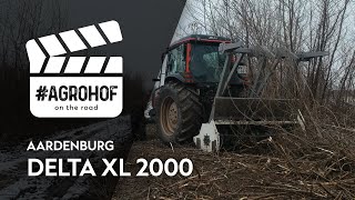 Aardenburg Delta XL 2000 erdészeti szárzúzó  Valtra Valmet 900 [upl. by Enasus]