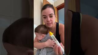 Como fazer lavagem nasal com soro fisiológico em bebês  Dra Mellissa Pediatra e mãe do Josué [upl. by Talia]