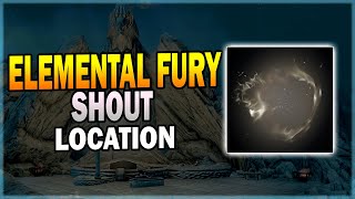 Elemental Fury Shout Locations in Skyrim  Skyrim Shout Guide [upl. by Eusadnilem]