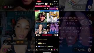 Top Banks  Freckles vs Tuffenuff  Amber on TikTokLive [upl. by Viens]