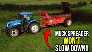 MUCK SPREADER GOES TURBO [upl. by Ozneral]