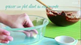 Recette pour faire des brownies au microonde [upl. by Ssew337]