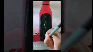 Warli painting on Glass Bottle🎨🖌️art bottleart painting [upl. by Meelak677]