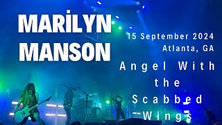 Angel with the scabbed wings  Marilyn Manson  Live concert Atlanta 4K [upl. by Yvel]