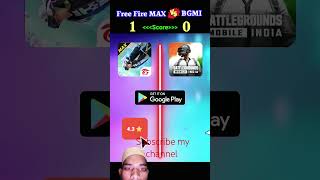 Free Frie Max Vs BGMI ❓shorts  youtubeshorts viral1080p totalgaming ajjubhaifacerevealviral [upl. by Enilrad814]