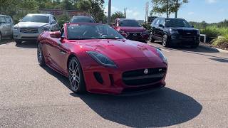 2016 Jaguar FType R Convertible AWD Red [upl. by Mallissa]