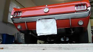 1966 Mustang stock 289 with Thrush exhaust [upl. by Lobell]