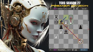 Stockfish 17s IMMORTAL Queen  Stockfish vs Caissa  Benko Gambit Declined Main Line  TCEC 27 [upl. by Eskil]