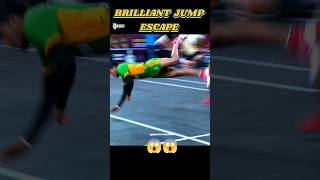 😱😱BRILLIANT JUMP ESCAPEHANUMAN UDIshorts kabaddi hanuman kabadi viralvideo sgsportsshailesh [upl. by Ema566]