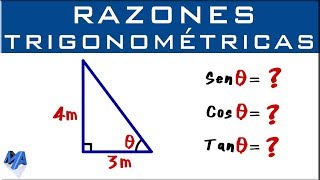 Razones trigonométricas de un ángulo  Ejemplo 2 [upl. by Lauter293]