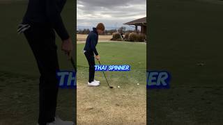 How to hit THAI spinners that spin… 💨🥶 golf grinding golfswing reels golftips [upl. by Lecram437]