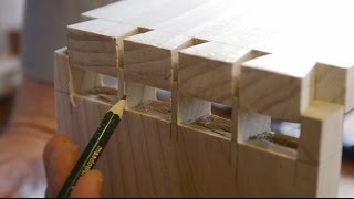 Hand Cut Dovetails Part 14 Joining the Pins amp Tails [upl. by Burchett424]