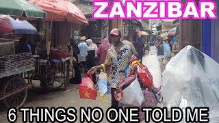 6 Things no one Told Me about Zanzibar Tanzania [upl. by Irrol]