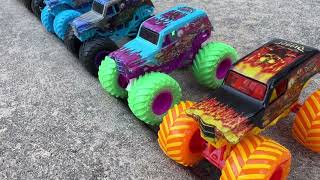 My SONUVA DIGGER Monster Truck Collection 092024 😱😱😱 [upl. by Natsrik]