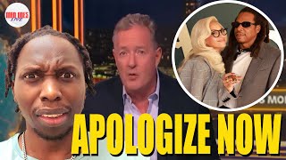 Jay Z and Beyonce Send Lawyers After Piers Morgan amp Make Him Apologize For Jaguar Wright Interview [upl. by Esac833]