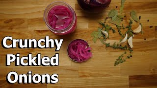 Simple Pickled Red Onion Recipe Perfect for Tacos Burgers and More [upl. by Onek]