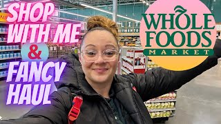 WHOLE FOODS SHOP WITH ME amp HUGE GROCERY HAUL  FANCY FINDS FOR THE NEW YEAR 🍤🍫🍓🥬 [upl. by Yeltneb]