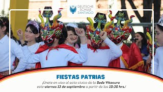 Acto de Fiestas Patrias Sede Vitacura 1309  1030 hrs [upl. by Iver]