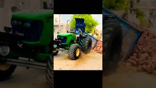 Haryana ka jaat new song John Deere tractor full lodead trolley pulling short videoyoutubeshorts [upl. by Mariele]