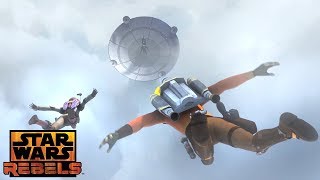 In the Name of the Rebellion Assault Dive  Star Wars Rebels  Disney XD [upl. by Hairej526]