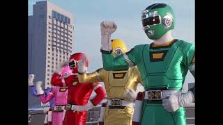 Megaranger Vs Carranger  Team Up Fight [upl. by Melamed]