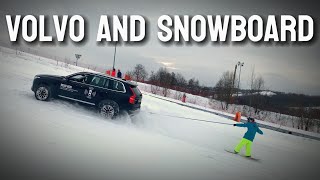 Volvo XC90 and Snowboard [upl. by Leffert270]