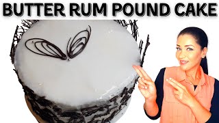 FAMILY BAKING  Butter Rum Pound Cake [upl. by Conal834]